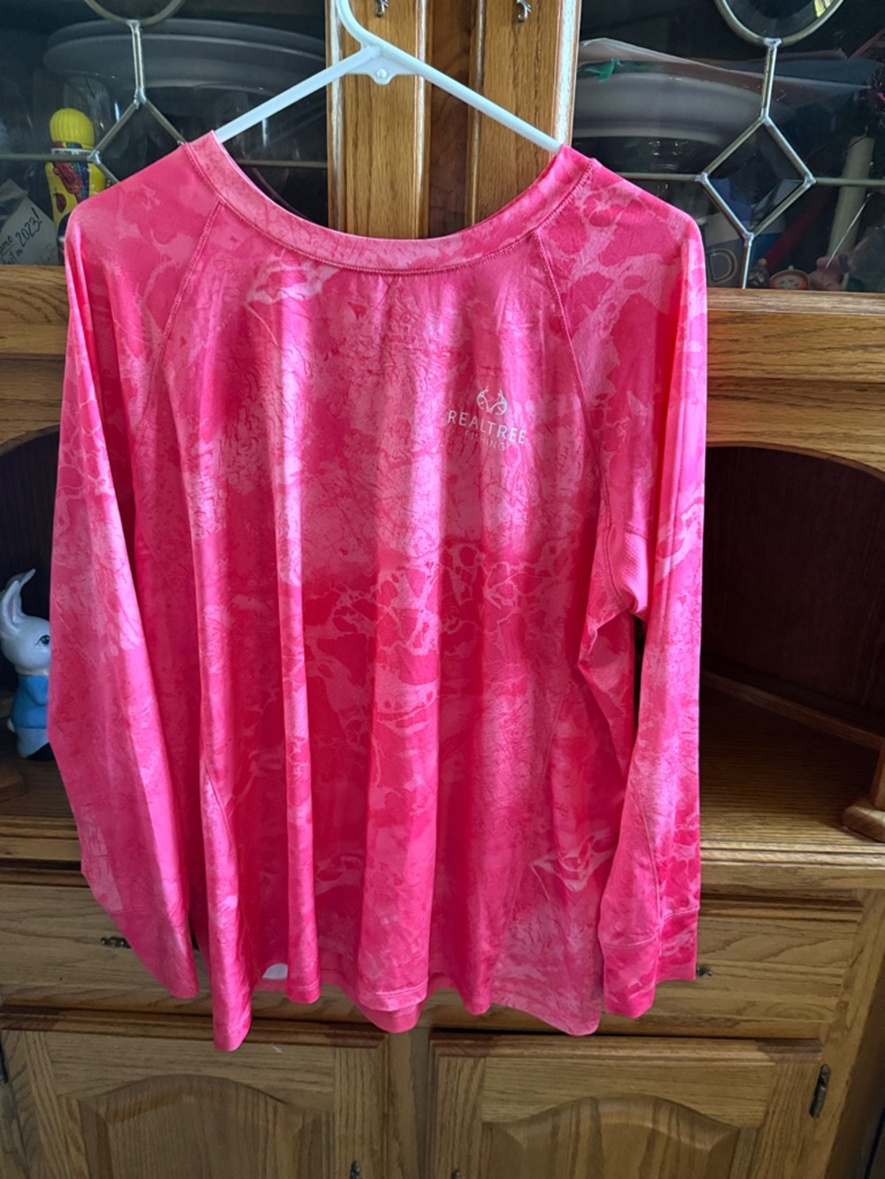 Realtree Pink Camo Long Sleeve Women's Performance Tee